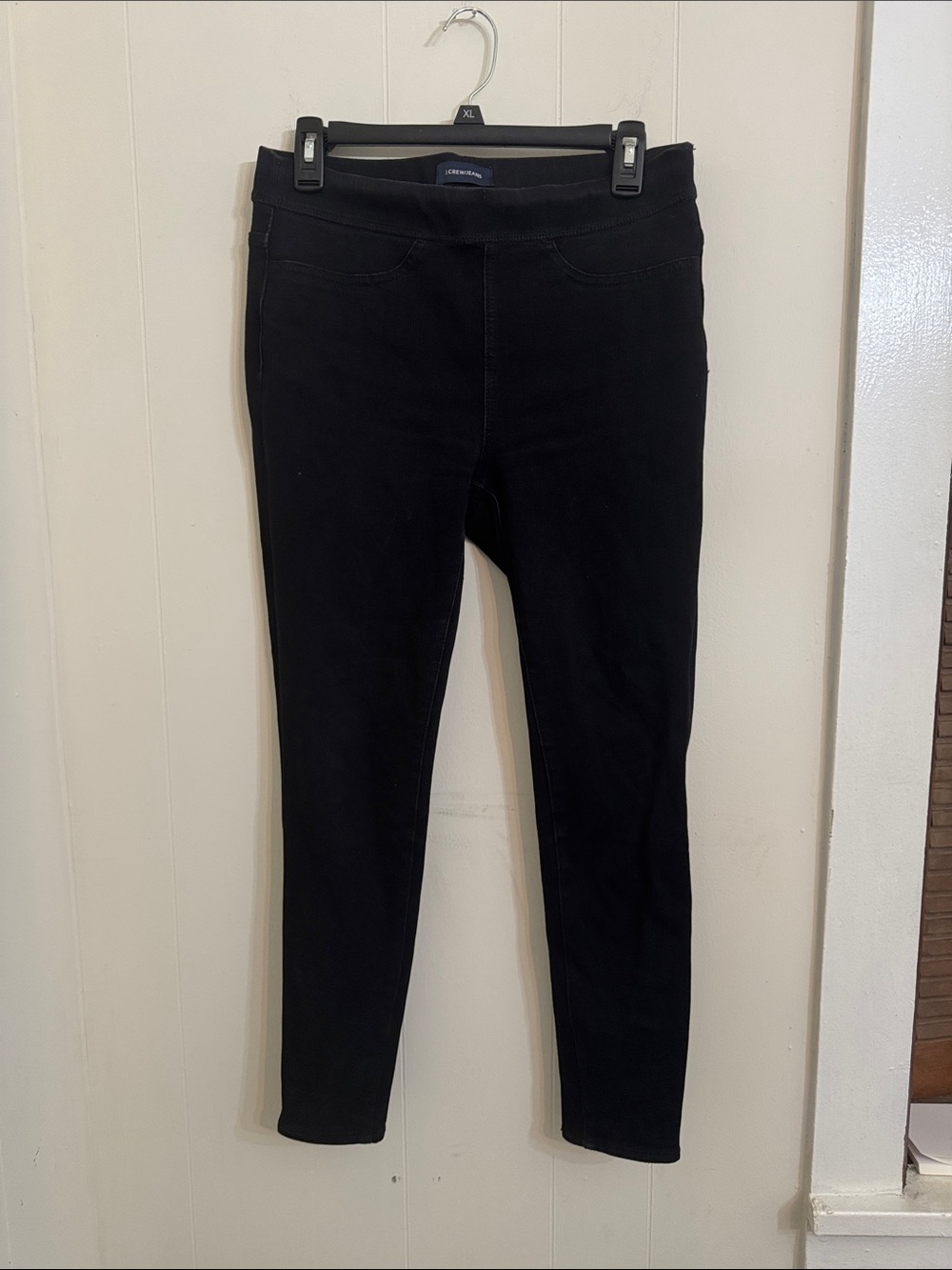 J. Crew Black Pull-On Stretch Jeggings